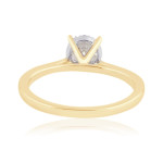 Experience Timeless Elegance with Yaffie Dazzling 0.23 Ctw Real White Diamond Engagement Ring