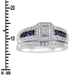 Say Yes to Yaffie Platinaire Bridal Set with 1/3 ct. of Dazzling Diamonds