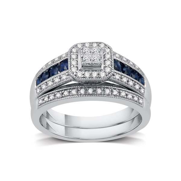 Say Yes to Yaffie Platinaire Bridal Set with 1/3 ct. of Dazzling Diamonds