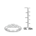 Elegant 5-Stone Diamond Ring in Yaffie White Gold