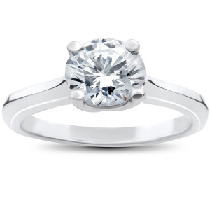 Glittering Love: Yaffie Enhanced White Gold 1.5ct TDW Engagement Ring