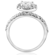 Crafting Your Yaffie White Gold Diamond Wedding Set