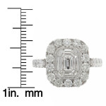 Sparkle in Style with Yaffie White Gold Diamond Square Ring - 2 2/5ct TDW