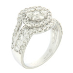 Yaffie Enchanting White Gold 2ct Diamond Engagement Ring