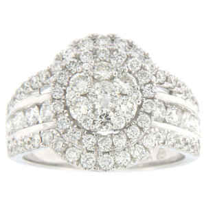 Yaffie Enchanting White Gold 2ct Diamond Engagement Ring