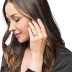Sparkling Yaffie Diamond Ring in White Gold with a 7/8ct TDW