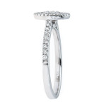 Dazzling Yaffie Anika August Engagement Ring with .70ct TDW White Gold Brilliance