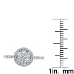 Dazzling Yaffie Anika August Engagement Ring with .70ct TDW White Gold Brilliance