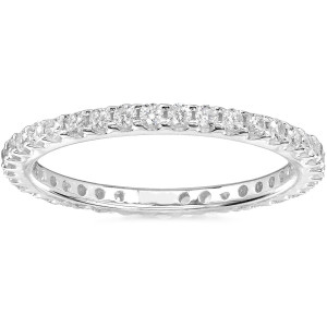 Golden Eternity Wedding Band Adorned with 1/2ct of Mesmerizing Diamonds - Yaffie