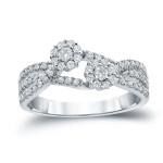 Golden Yaffie: 0.5ct Round Diamond Engagement Ring