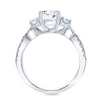 Certified 1 1/2ct TDW Three-Stone Diamond Ring - Yaffie Gold