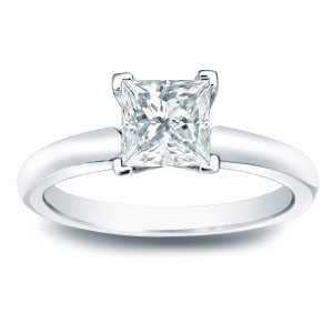 Yaffie Gold Princess-cut Diamond Engagement Ring with 1/2ct TDW