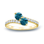 Engage in Beauty with Yaffie 1ct Blue Diamond Duo