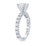 Certified Round Diamond Engagement Ring - Yaffie Gold, 2.5ct TDW
