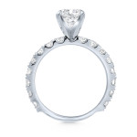 Certified Round Diamond Engagement Ring - Yaffie Gold, 2.5ct TDW