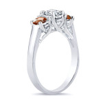 2ct TDW Yaffie Gold 3-Stone Engagement Ring