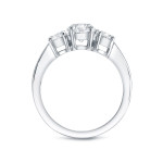 Certified Yaffie Gold 2ct TDW 3-Stone Diamond Ring