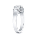 Certified Yaffie Gold 2ct TDW 3-Stone Diamond Ring