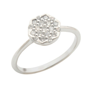 Yaffie Amazing Natural Diamond Engagement Ring - A 0.25ct Round Brilliance