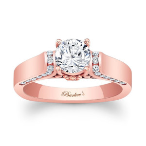 Rose Gold Diamond Ring with 1.33ct Total Diamond Weight by Yaffie