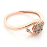Introducing Yaffie Stunning Brown Diamond Engagement Ring - A 0.30ct Round Brilliance