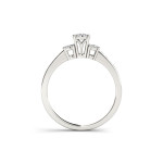 Imperial Trilogy Diamond Engagement Ring with 1/3ct TDW in White Gold by Yaffie