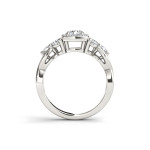 The Sparkling Yaffie White Gold Engagement Ring with 1 1/2 Carat Diamond Halo