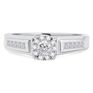 Yaffie Elegant Unity Ring with White Gold and 1/2ct TDW Diamond