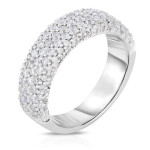 Sparkle in Style with Yaffie White Gold Diamond Pave Ring