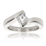 Golden Moment: Yaffie 2/5ct TDW Diamond Engagement Solitaire