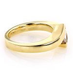 Golden Moment: Yaffie 2/5ct TDW Diamond Engagement Solitaire