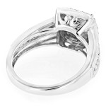 Designer Yaffie White Gold Engagement Ring with 1.33ct of Sparkling Diamonds