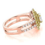 Yaffie Sparkle: Two-toned 1.1ct Diamond Engagement Ring