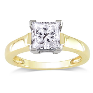 Certified 1 1/2ct TDW Diamond Solitaire Engagement Ring from Yaffie Signature Collection in Gold