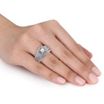 Certified Diamond Bridal Ring Set - Yaffie Signature Collection in White Gold with 1 1/4ct TDW