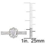 White Gold Diamond Ring from Yaffie Signature Collection with 1/4ct TDW