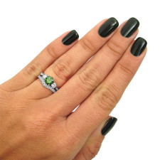 Green Diamond Wonder: Your Yaffie Bridal Ring Story Begins
