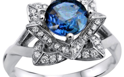 Yaffie's Blue Sapphire Lotus Ring: A Story of Craft & Heart