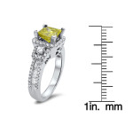 Say 'Yes!' to this 2ct TDW Yaffie Canary Yellow Diamond Ring