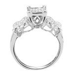 Sparkling Sterling Butterfly Engagement Ring with 1/3 ct of dazzling diamonds by Yaffie