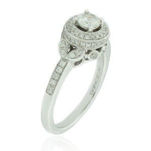 Yaffie Sensational Limited Edition White Gold Diamond Ring for Engagements