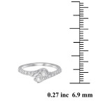 Yaffie 2-Stone White Gold Diamond Ring 1/3ct TW in I-J/I2 Fashion