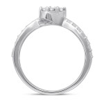 Sparkling Yaffie Ring: Deluxe White Gold and Diamonds