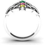 Yaffie ™ Customised Sláine Celtic Knot Ring - Handcrafted for You