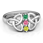 Yaffie ™ Customised Sláine Celtic Knot Ring - Handcrafted for You