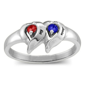 Yaffie ™ Custom Made Personalised Ring with 14 Stones - Exquisitely Crafted Cerca Design