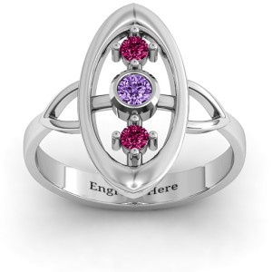 Yaffie ™ Custom Made Personalised Window Ring with Soulful Touch