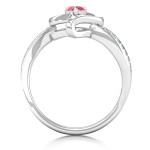 Yaffie ™ Custom Made Personalised Accented Heart Ring - Falling For You