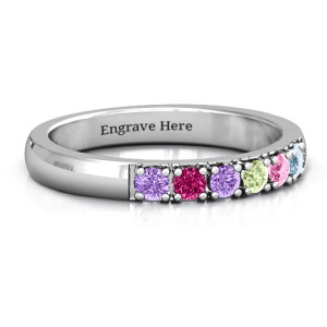 Yaffie™ Custom Made Personalised 3 11 Stone Affinity Ring