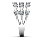 Yaffie ™ Customised 3-Row Fashion Wave Ring for Personalization